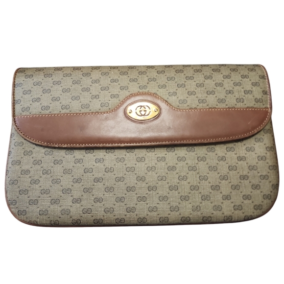GUCCI Mirco GG Clutch/CrossBody - Picture 1 of 9
